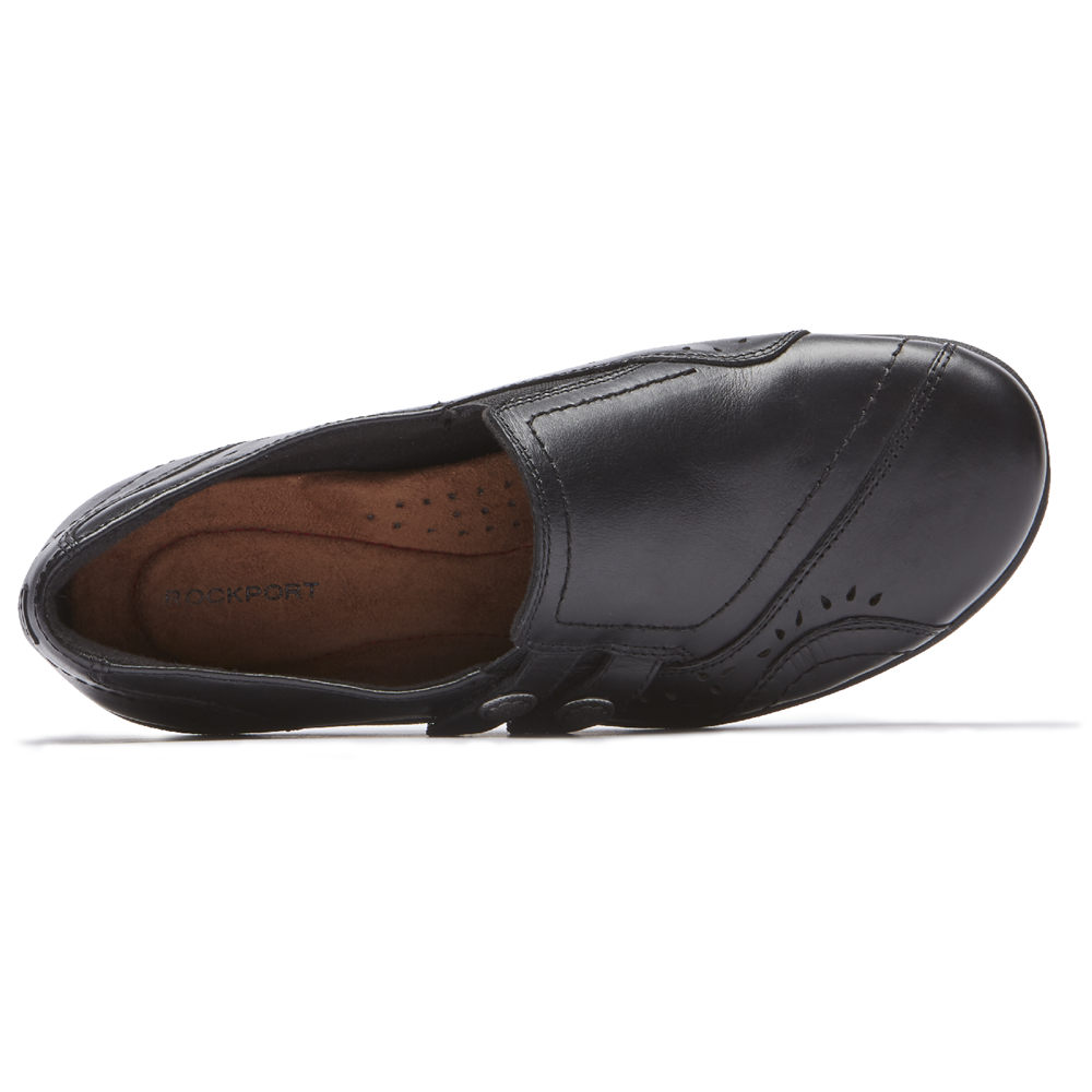 Rockport Singapore Womens Slip-On - Daisey Black - OR1894536